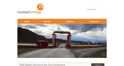 Desktop Screenshot of mustardenergy.com