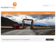 Tablet Screenshot of mustardenergy.com